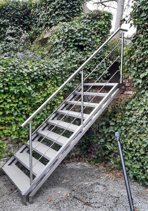 In the picture - Outdoor stairs